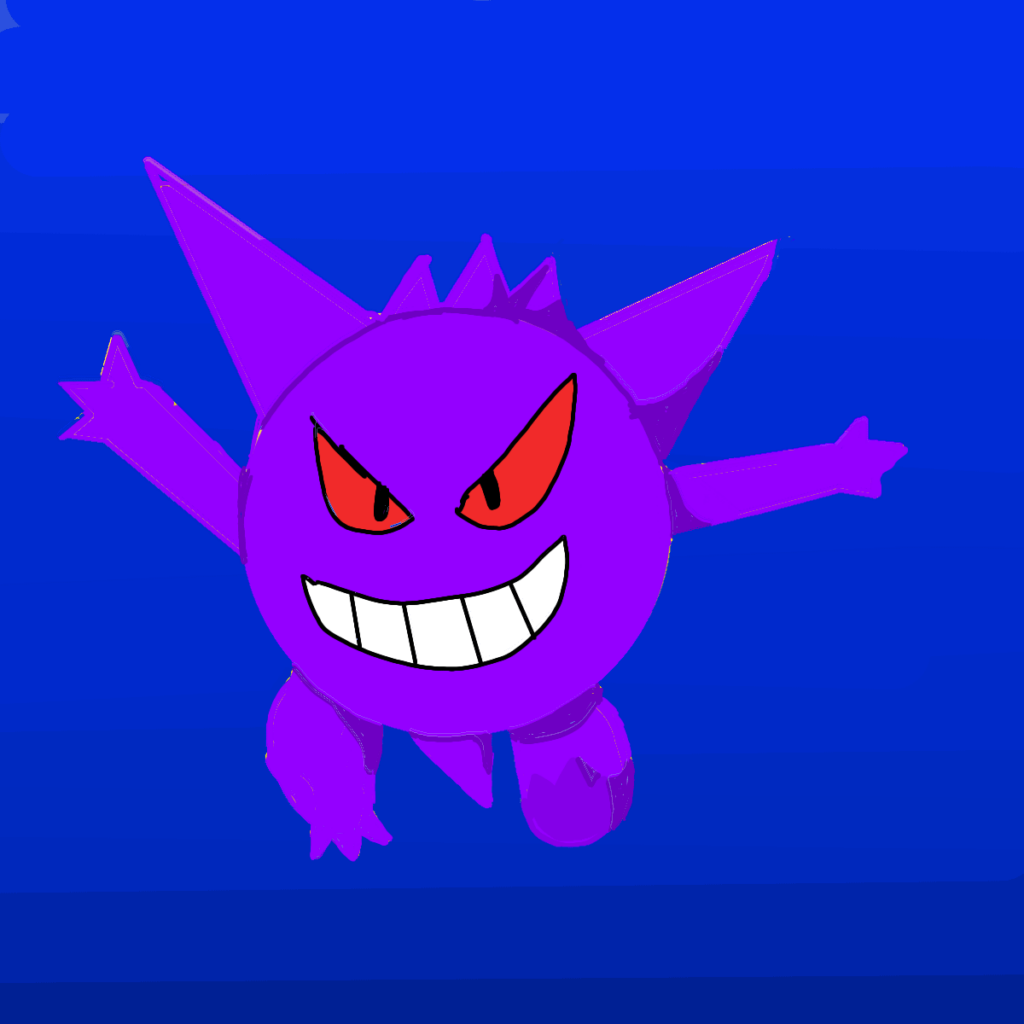 [Oc] I made a gengar thing