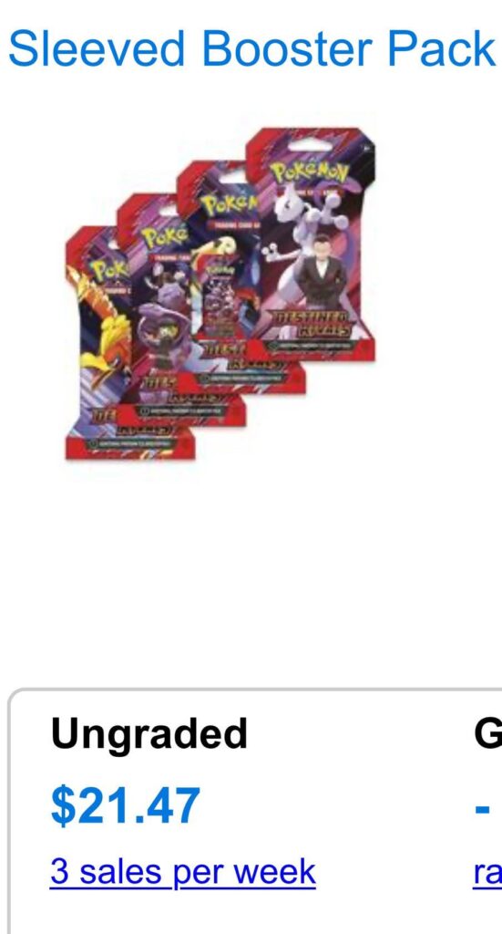 $21 for Sleeved Destined Rival?