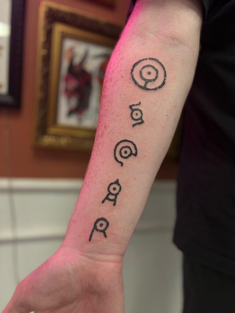 Unown Tattoo