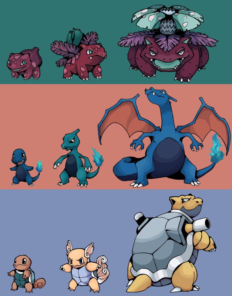 What if Shiny Pokemon were based off of inverted colors? [OC]