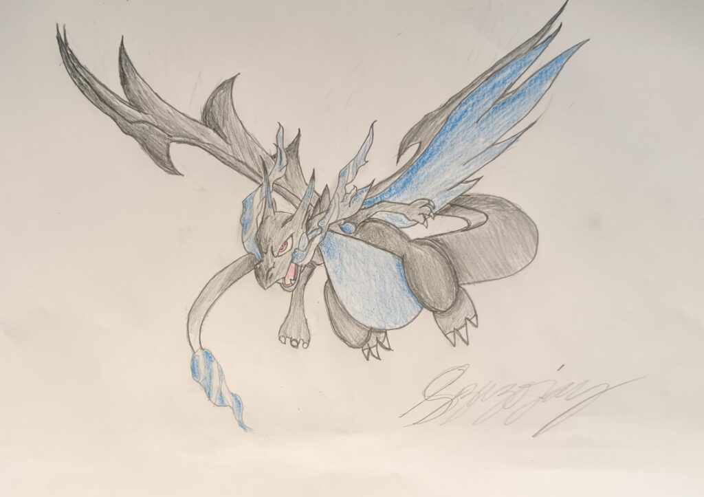 Mega charizard sketch