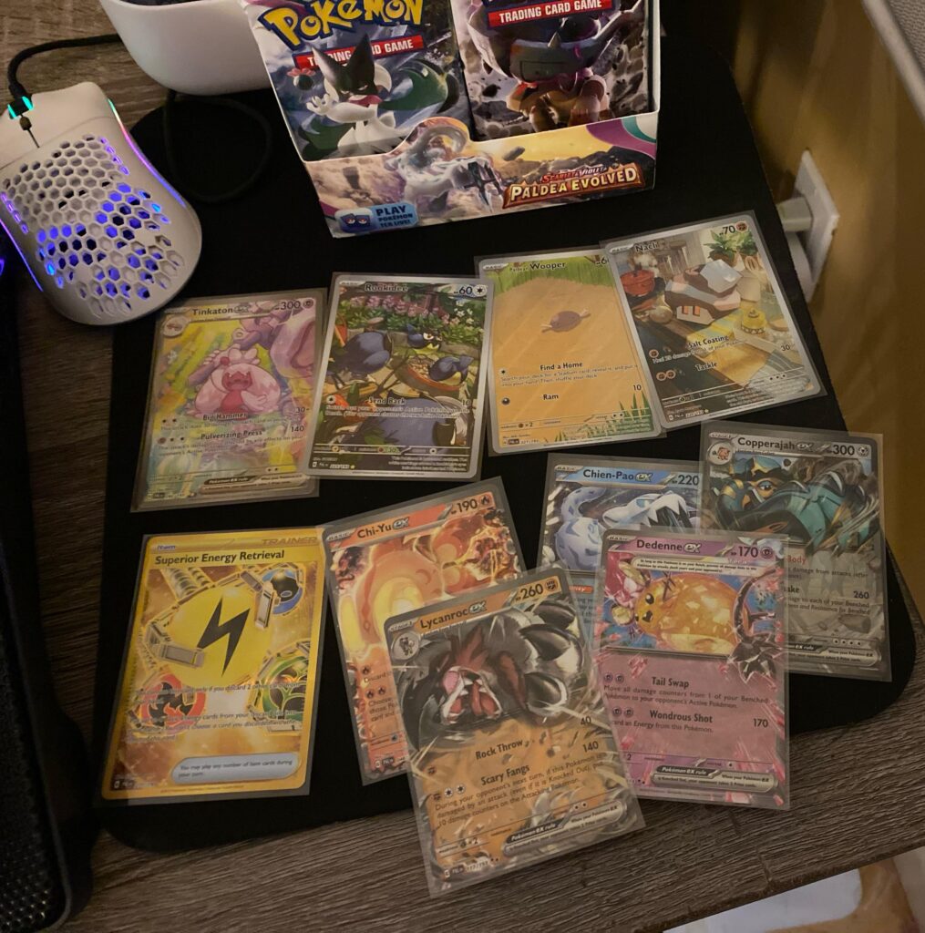 19 packs into a Paldea booster box. Pulled all the hits with 17 packs left. Now what.