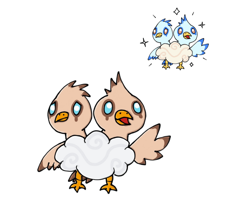 [OC] Gemini Birds! ♊⚡