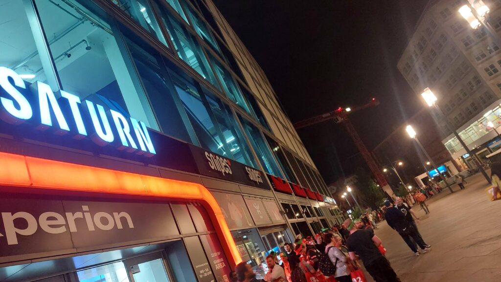 Midnight launch in Berlin, Germany