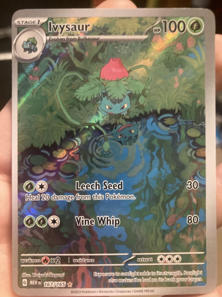 An ivysaur i got