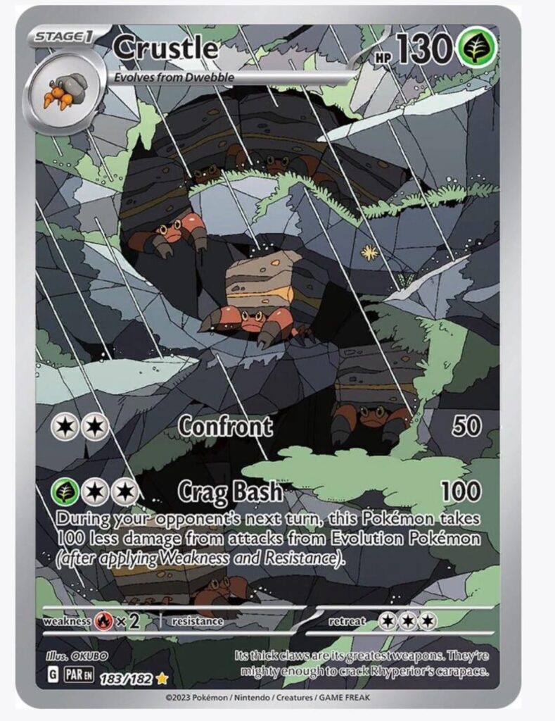 Is Crustle The Pokemon with The most illustration Rares?