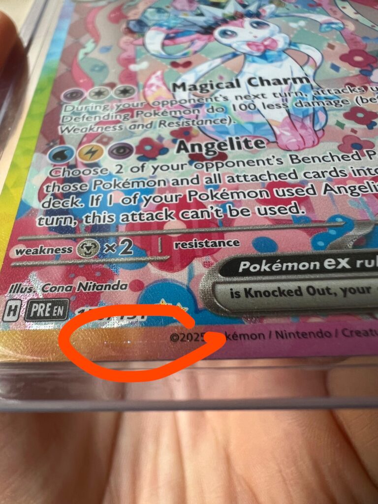 Scratch on the border?