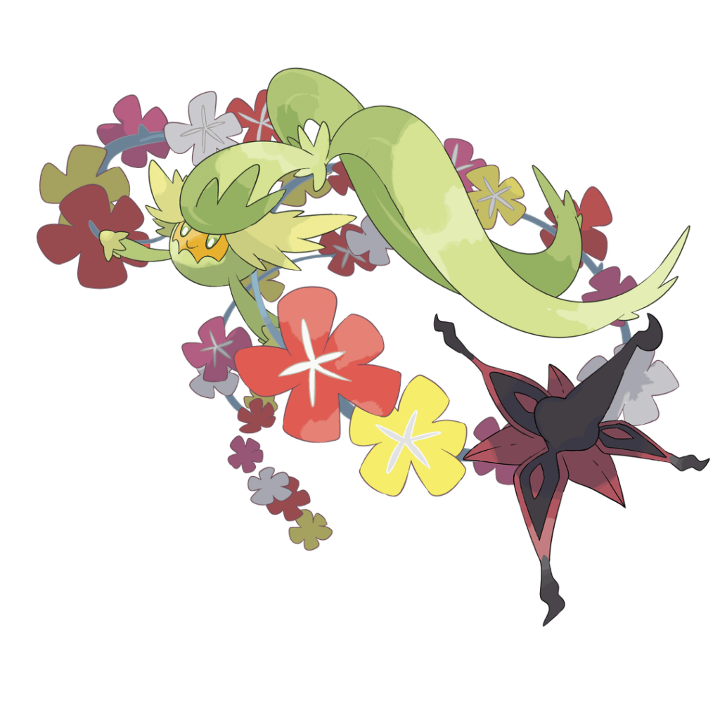 10 years later, in Alola, you are welcomed by a familiar face with a new look! Introducing: Mega Comfey!