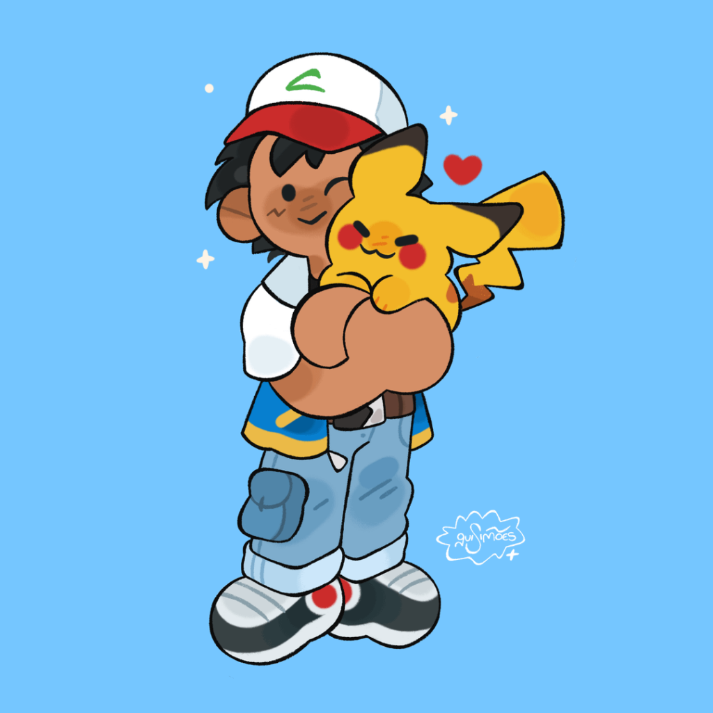 Ash, Misty and Brock! ♥️ [OC]
