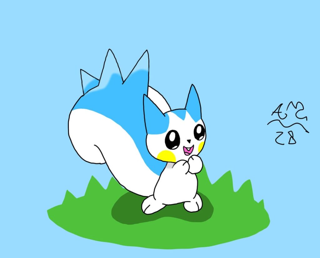 A cute pachirisu and a Keychain