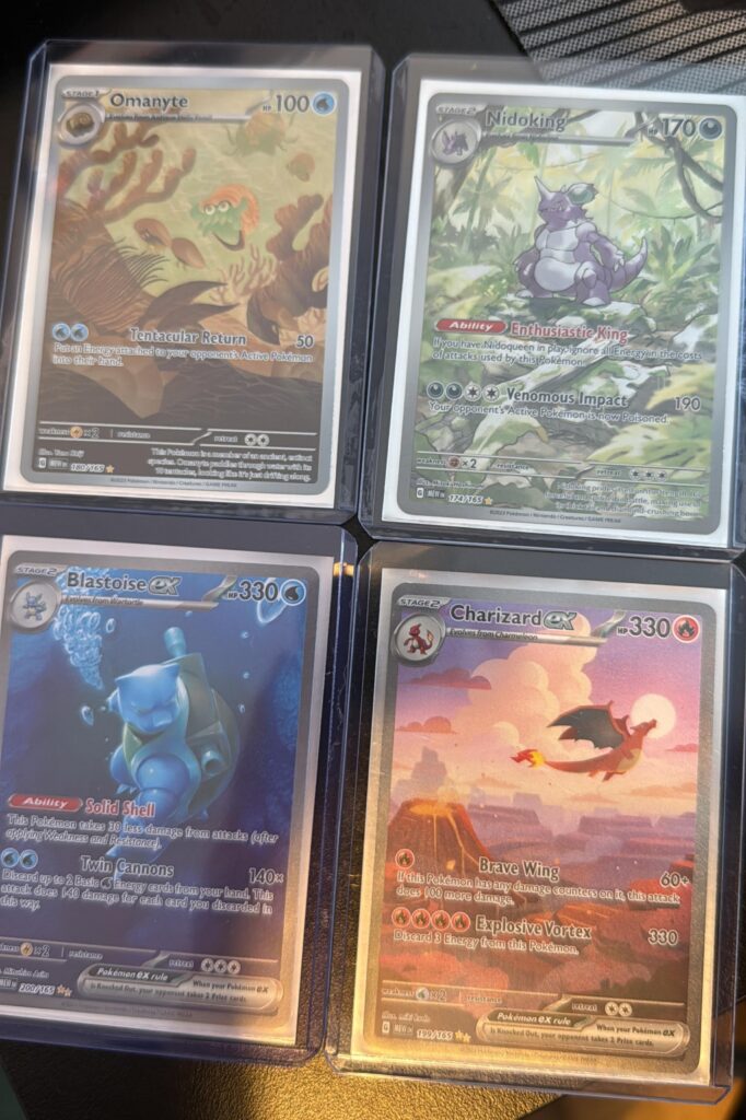 Just opened four 151 booster bundles