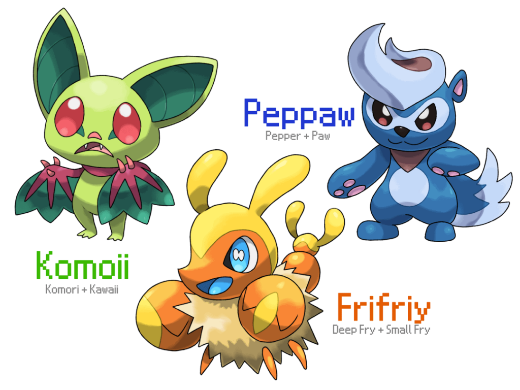 Which starter would YOU pick? (FINALLY FINISHED!!!)
