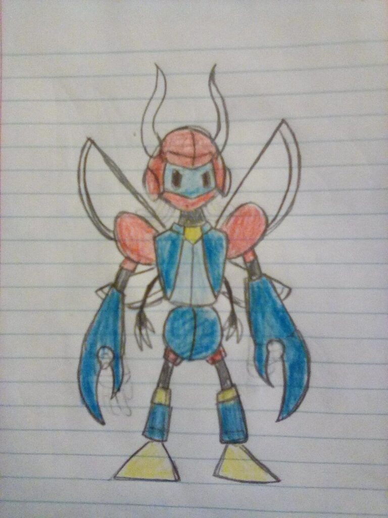 Unnamed bug fakemon based on Lego mecha I made,any good names?