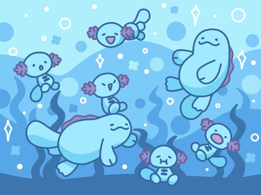 [OC] my silly wooper background :]