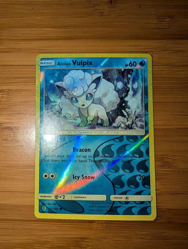 Why are the edges of this card splotchy green