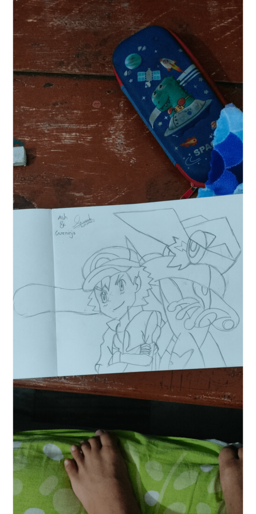 Ash and Greninja (it ain't that good)