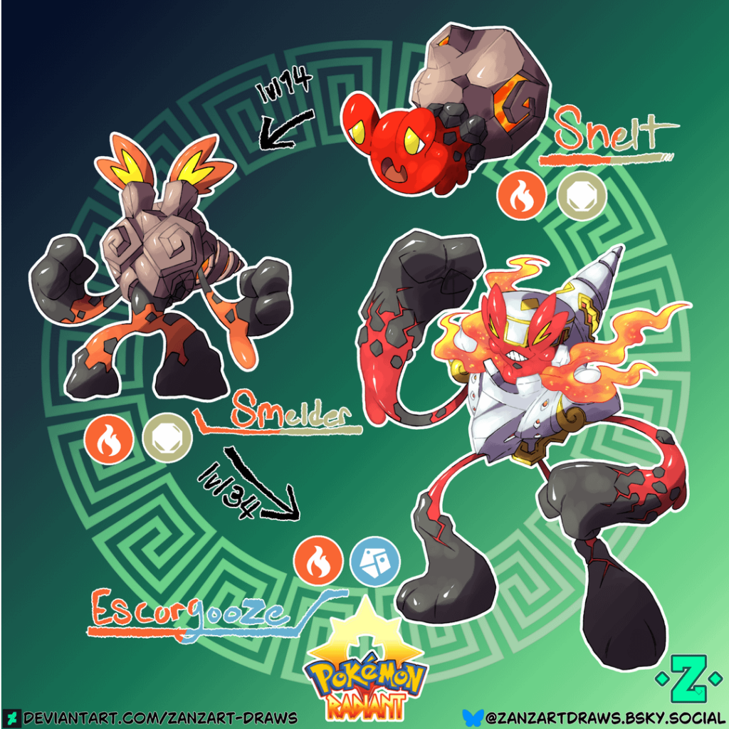 Fire starter evolution line!!
