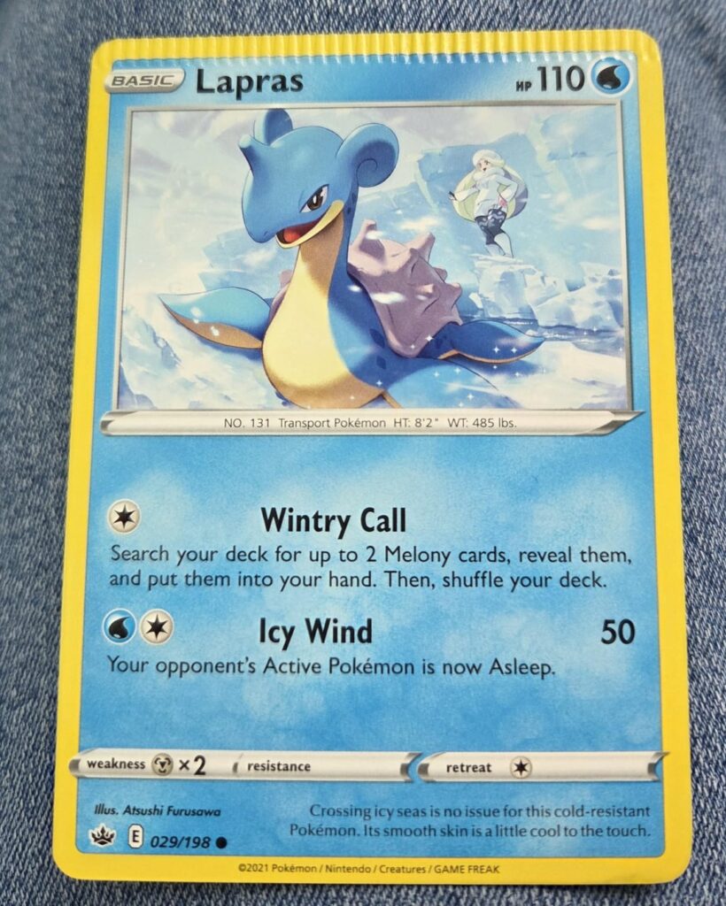 Lapras stamp error