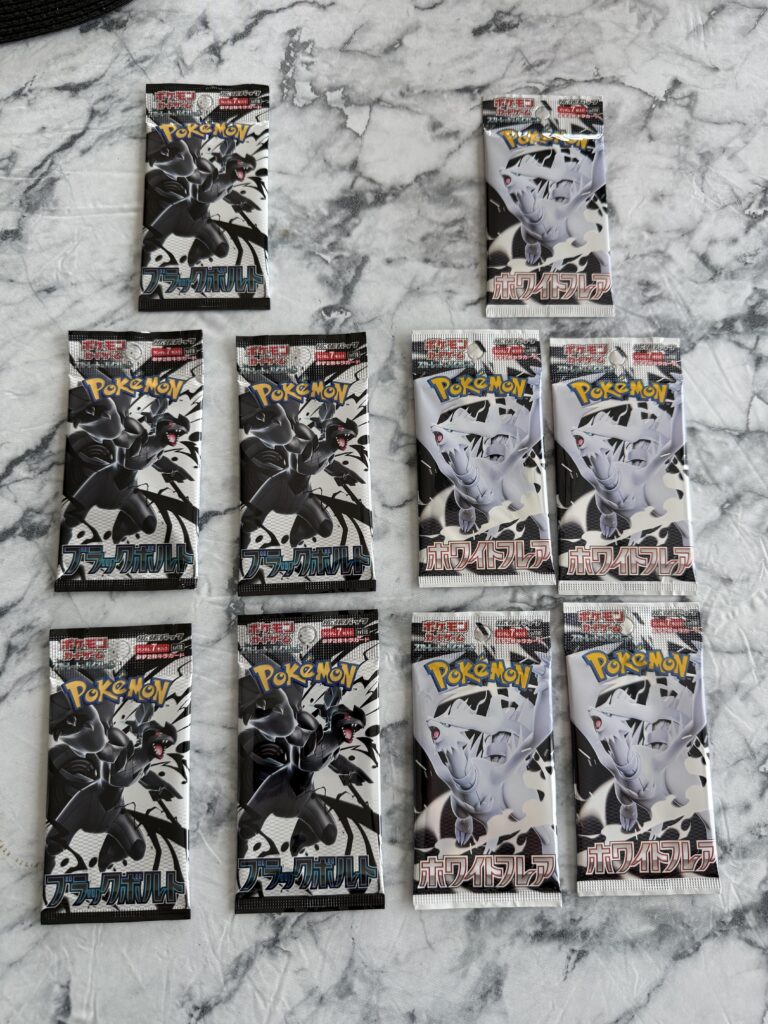 Finally got ahold of some Black Volt & White Flare! Opened them for the weekly packs! Put them head to head and I think White Flare wins this round.
