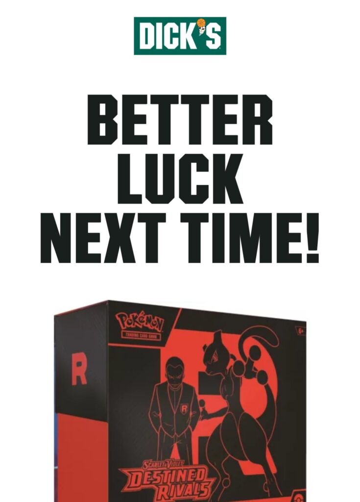 Dicks raffle