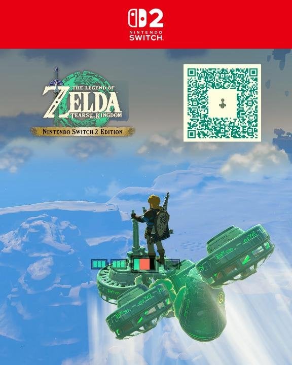 Scan the QR Code using ZELDA NOTES to use this blueprint in The Legend of #Zelda: #TearsOfTheKingdom – #NintendoSwitch2 Edition.