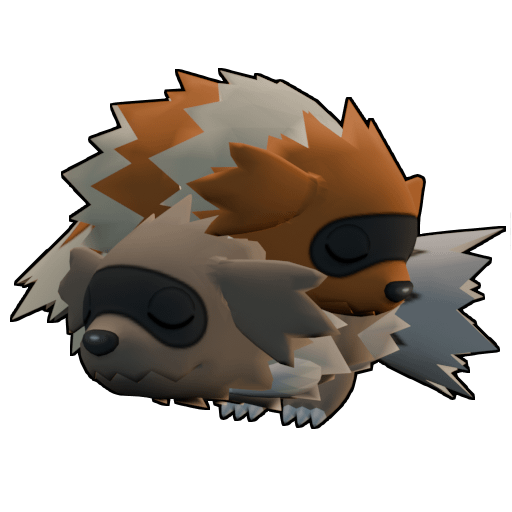 Zigzagoon renders I made for fun!