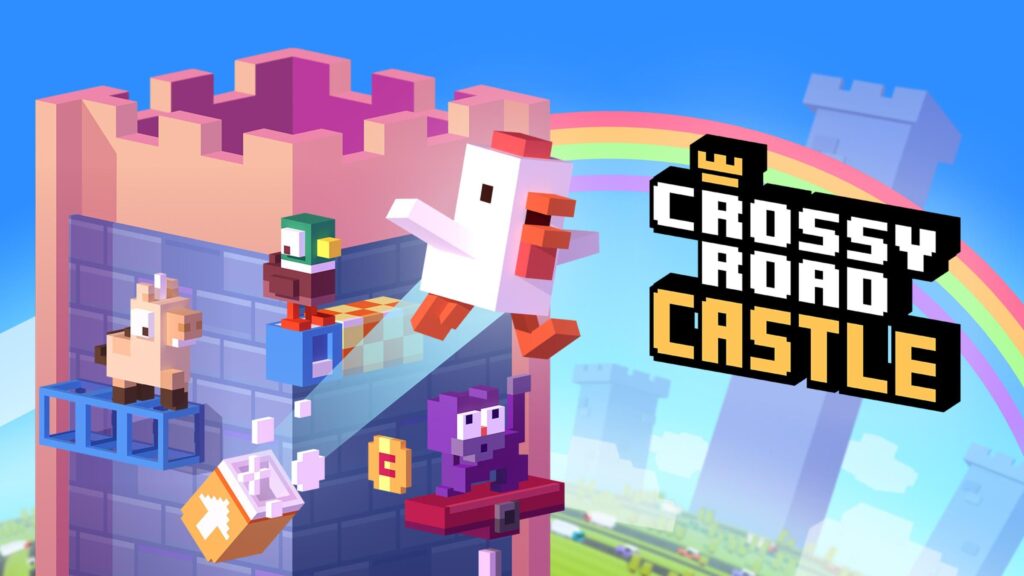 Crossy Road Castle is insane 4p coop Fun