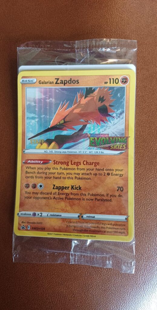Sealed staff cards. Looking for help :)