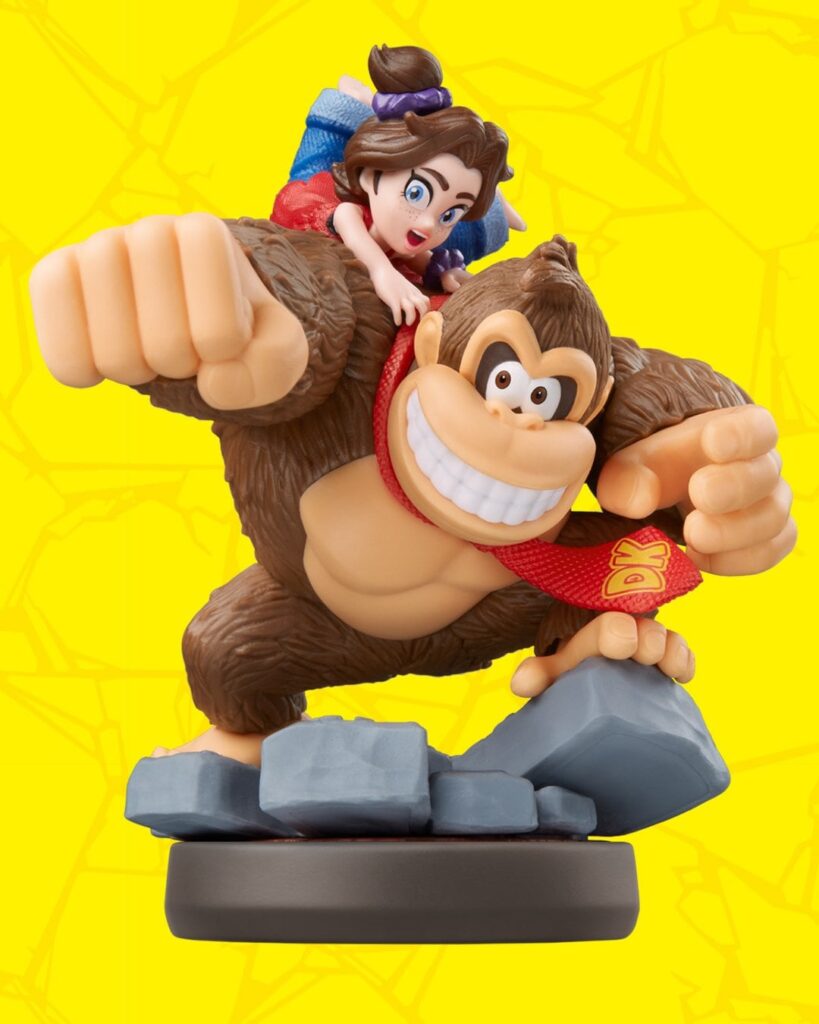 This Donkey Kong and Pauline amiibo launches alongside Donkey Kong Bananza on July 17th. You can use it to unlock Pauline’s Diva Dress outfit early.