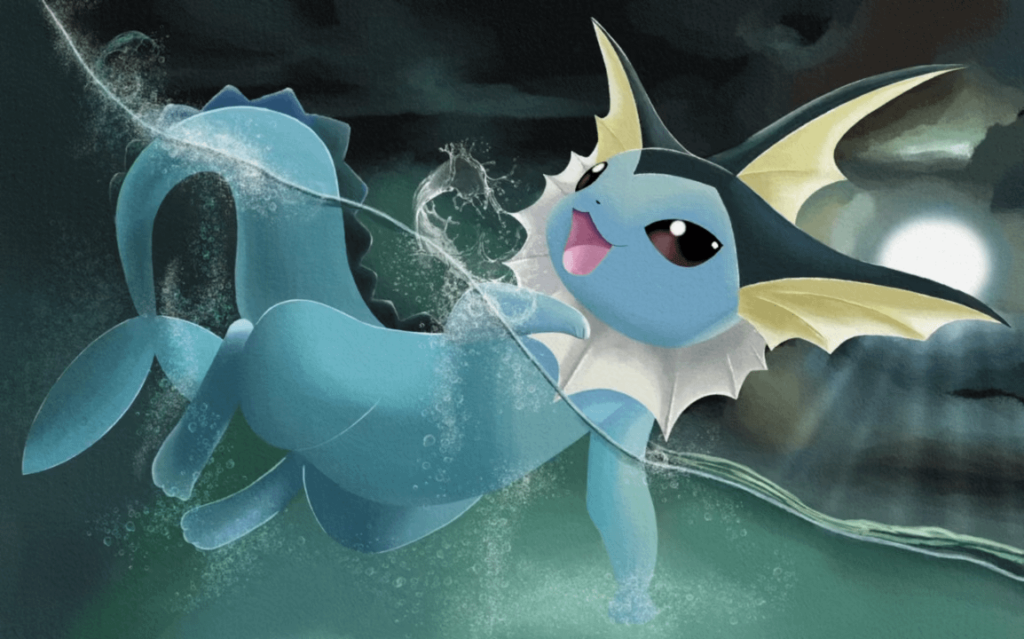 I drew #Vaporeon! (シャワーズ
