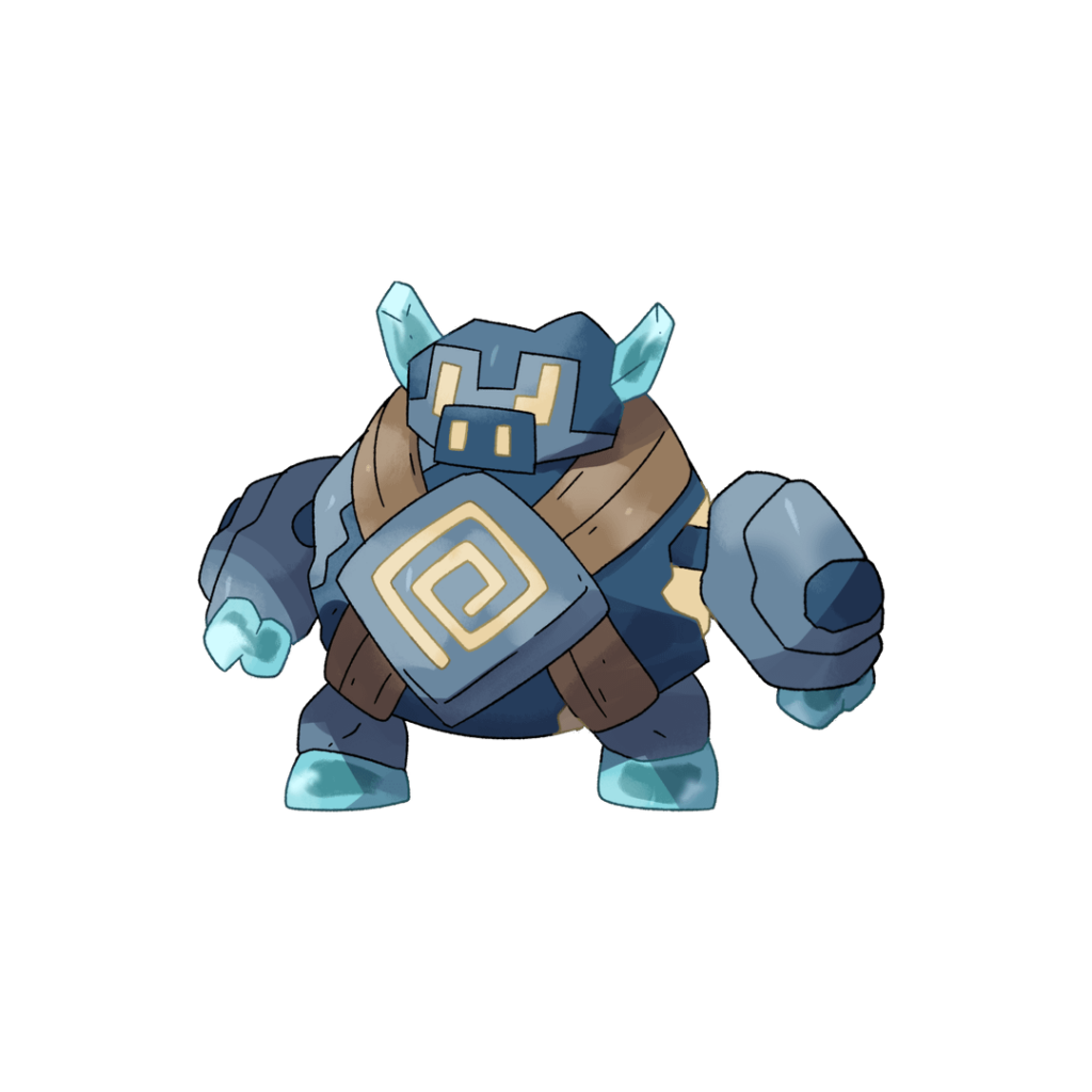 Erafinian Golett, Golurk, and Gollabe.