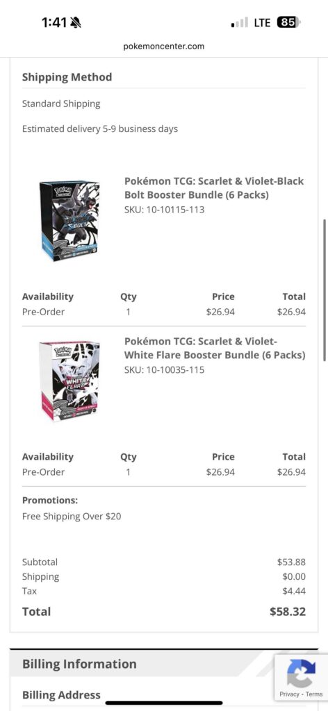 Ordered!