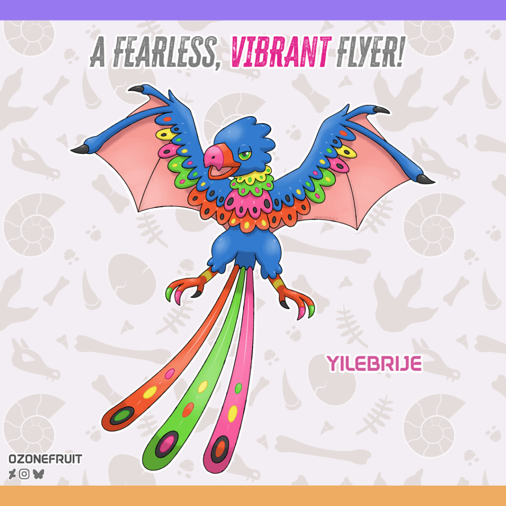 Yi Qi Fakemon! Yilebrije, a Fairy/Flying type Pokemon also inspired by Alebrijes!