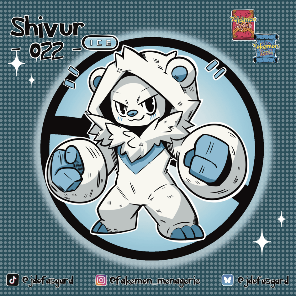 My Ice/Fighting Polar Bear Pokemon.
