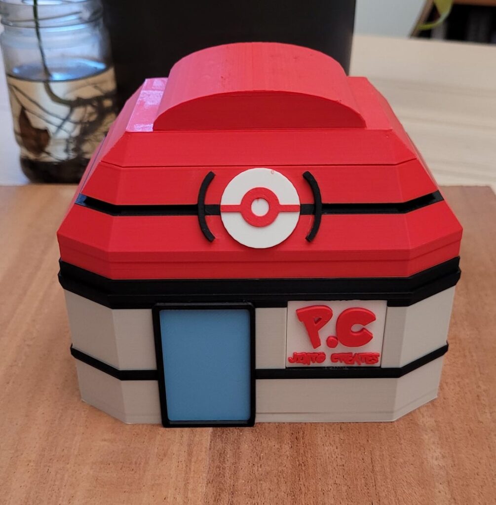 I made a Pokecenter Deck Box!
