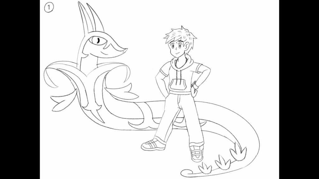 [OC] First Ever Made Animation; Serperior's Friendship Hug