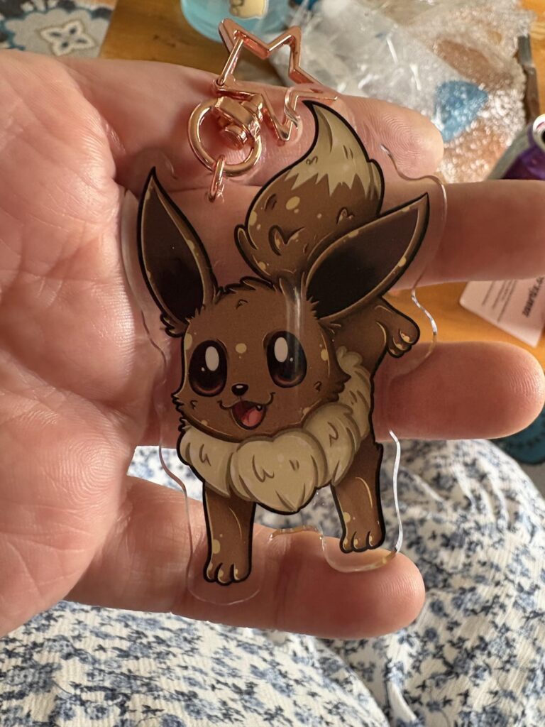 Some Eevee charms I made!