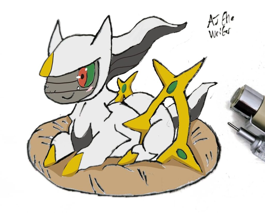 I drew arceus! Art by me