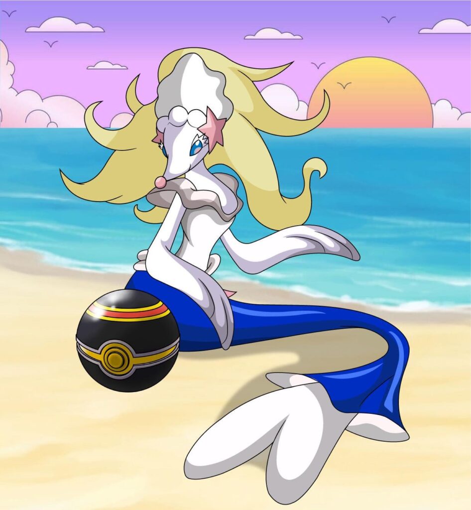 I got an artist to commission my first shiny competitive Pokemon. What do you guys think?