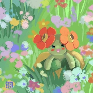 [OC] Painterly Bellossom and Liligant