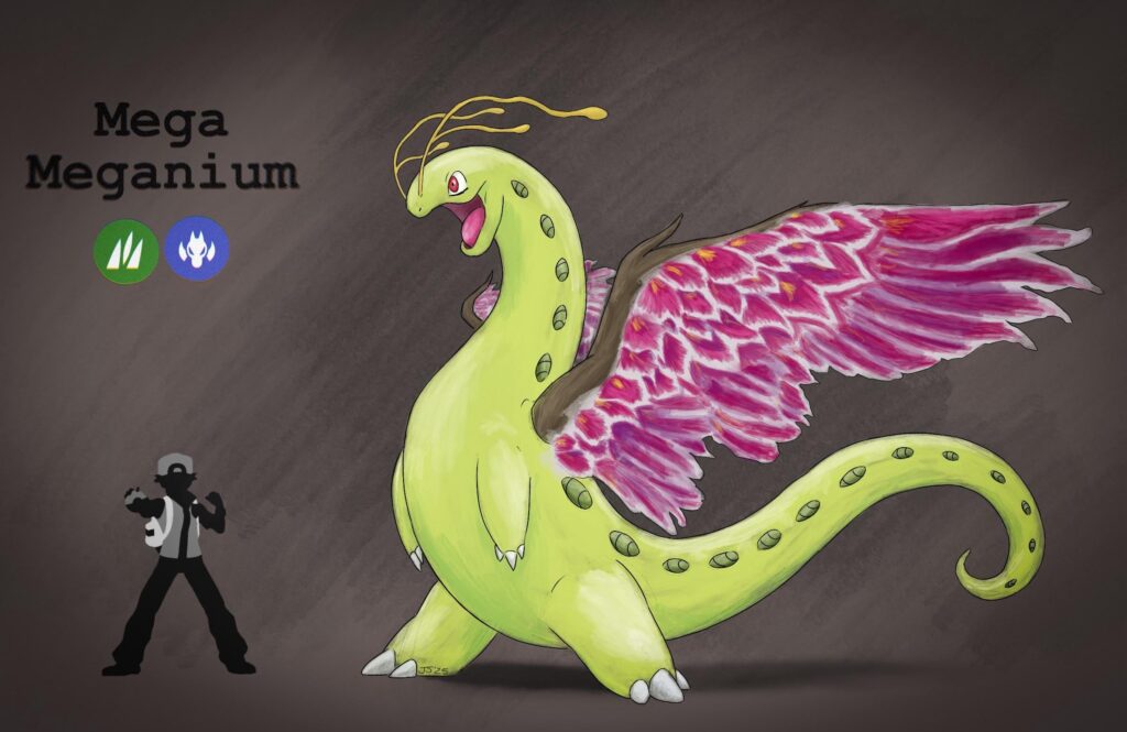 [OC] Mega Meganium Concept