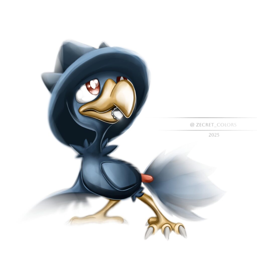 A Murkrow offers you a shiny. Will you accept the offering?