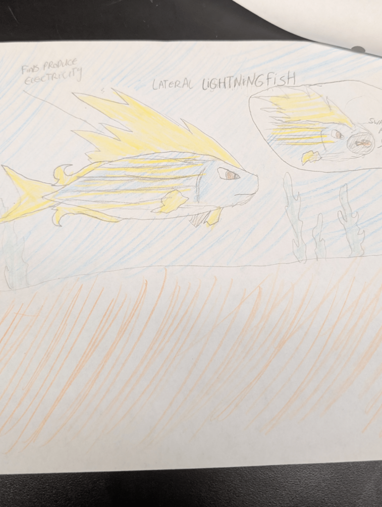 Had to sketch a new fish species for my marine bio class, what would it's name be as a Pokémon?