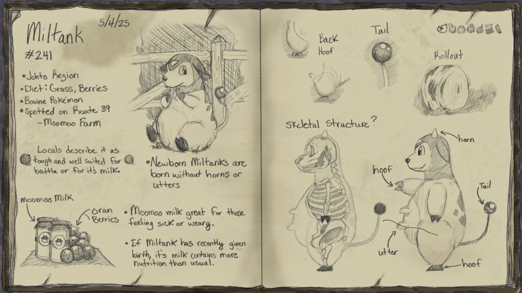 [OC] Research Notes -  Miltank