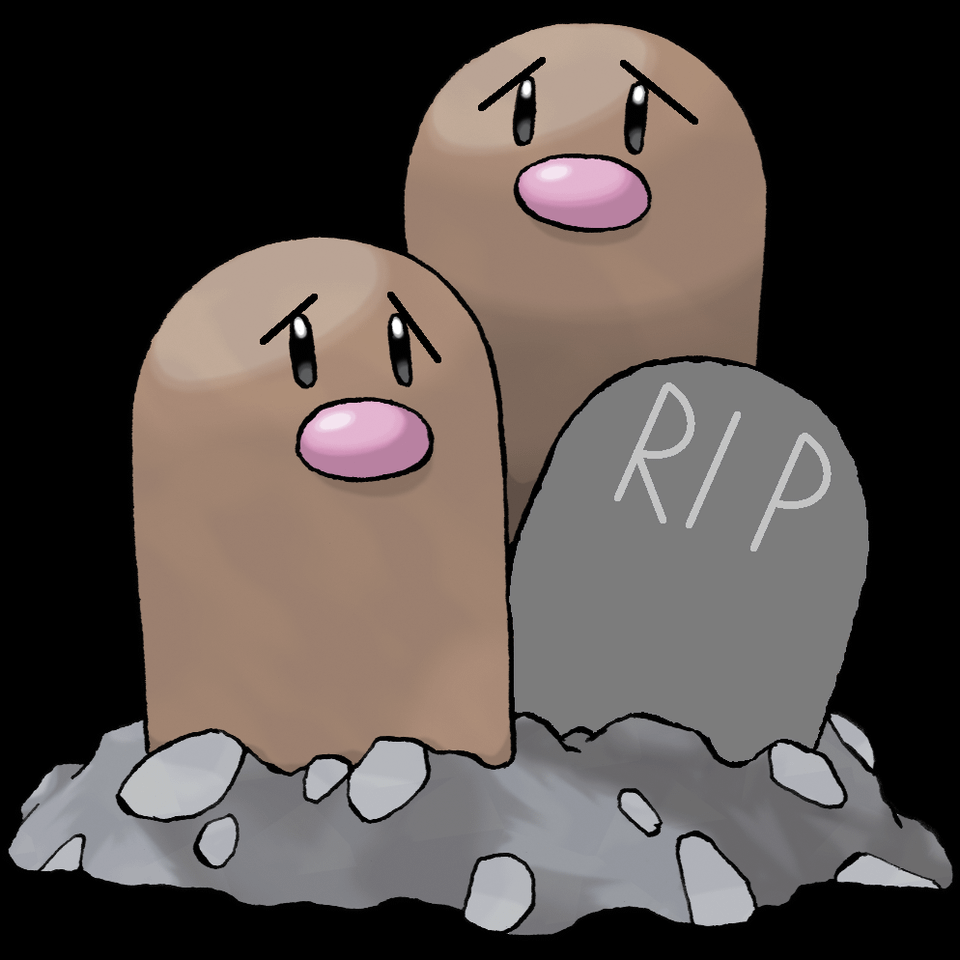 (OC) After a Fatal Accident, The Evolution of Dudtrio, Dugduo, is Here here. Complete With Alolan Form

Just like Cubone and its mother; and Spiderman and his Uncle Ben; this too is a canon event for all Dugtrios