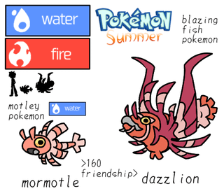 The version exclusive fish pokemon (karoma region)