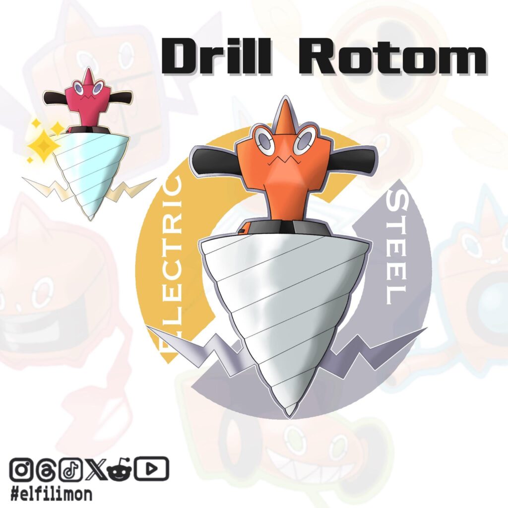 In the upcoming games, do you think they’ll add forms to existing multiple-form pokes? Here is my take for a Rotom Steel-type