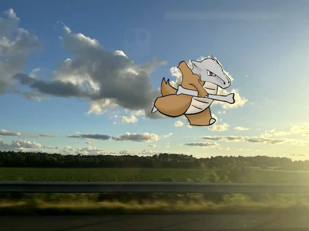 The Clouds looked like  Marowak