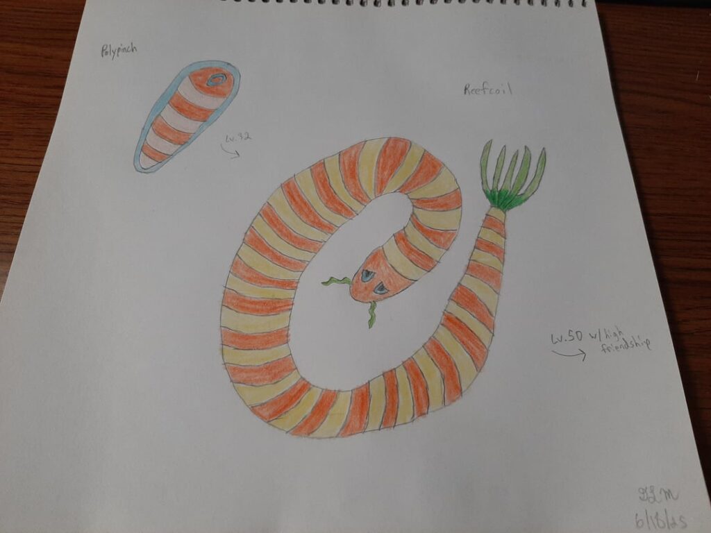 My first fakemon I created for my Subnautica-inspired region