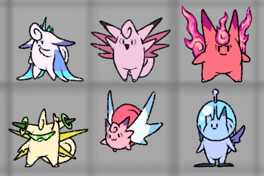 Clefable Style Forms